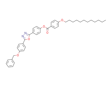 5-(4-benzyloxyphenyl)-2-[4-(4-dodecyloxybenzoyl)-phenyl]-1,3,4-oxadiazole