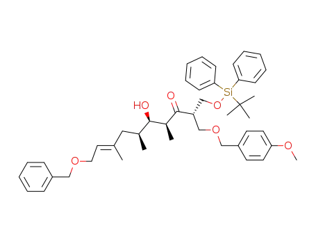 (E)-(2S,4S,5R,6S)-10-Benzyloxy-1-(tert-butyl-diphenyl-silanyloxy)-5-hydroxy-2-(4-methoxy-benzyloxymethyl)-4,6,8-trimethyl-dec-8-en-3-one