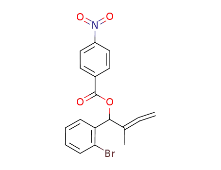 4-nitro-benzoic acid 1-(2-bromo-phenyl)-2-methyl-buta-2,3-dienyl ester