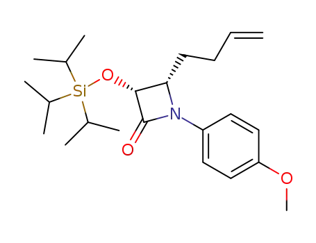 (3R,4S)-1-(4-methoxyphenyl)-3-triisopropylsiloxy-4-(3-butenyl)azetidin-2-one