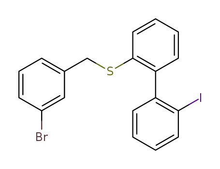 1,1'-Biphenyl, 2-[[(3-bromophenyl)methyl]thio]-2'-iodo-