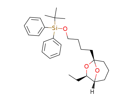 tert-Butyl-[4-((1R,5S,7R)-7-ethyl-6,8-dioxa-bicyclo[3.2.1]oct-5-yl)-butoxy]-diphenyl-silane
