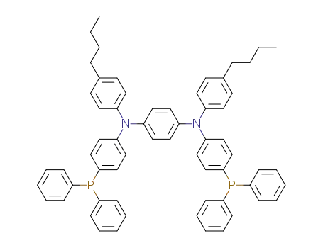 1,4-bis(N-4'-(diphenylphosphino)phenyl,-N-4''-n-butylphenylamino)benzene