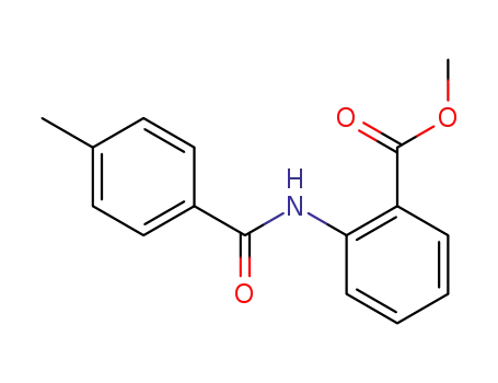 Benzoic acid, 2-[(4-methylbenzoyl)amino]-, methyl ester