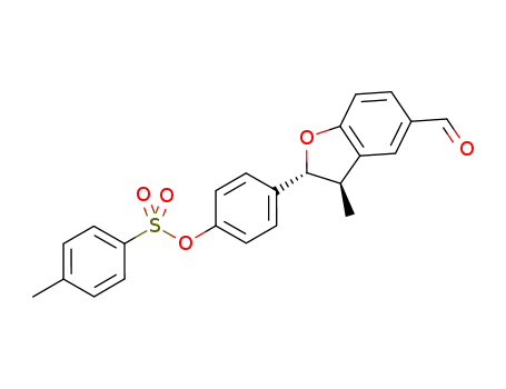 toluene-4-sulfonic acid 4-[(2S,3R)-2,3-dihydro-5-formyl-3-methylbenzofuran-2-yl]phenyl ester