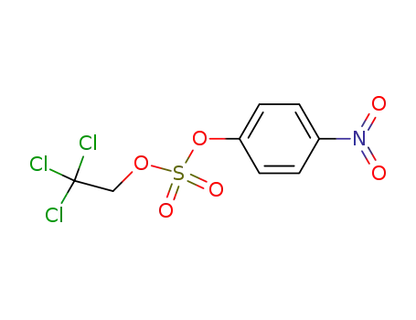 Molecular Structure of 38793-61-2 (Sulfuric acid, 4-nitrophenyl 2,2,2-trichloroethyl ester)