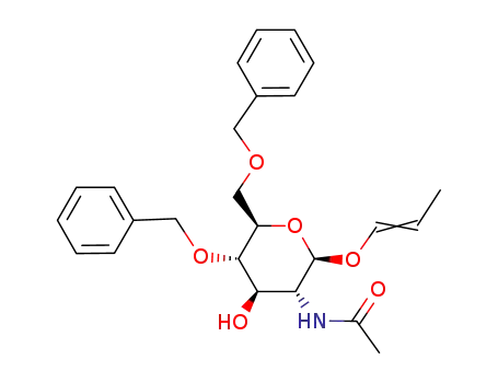 1-propenyl 2-acetamido-4,6-di-O-benzyl-2-deoxy-β-D-glucopyranoside