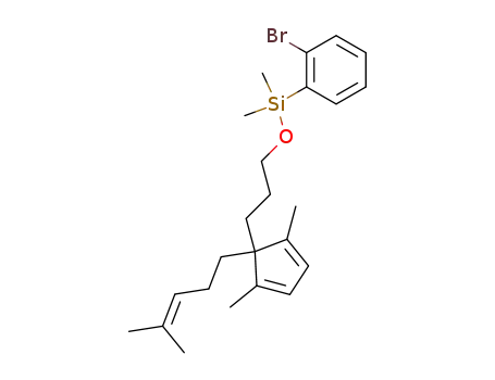 1,4-dimethyl-5-<3-<<(o-bromophenyl)dimethylsilyl>oxy>propyl>-5-(4-methyl-3-pentenyl)-1,3-cyclopentadiene