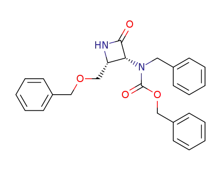 cis-(3R,4R)-3-[benzyl(benzyloxycarbonyl)amino]-4-(benzyloxymethyl)azetidin-2-one