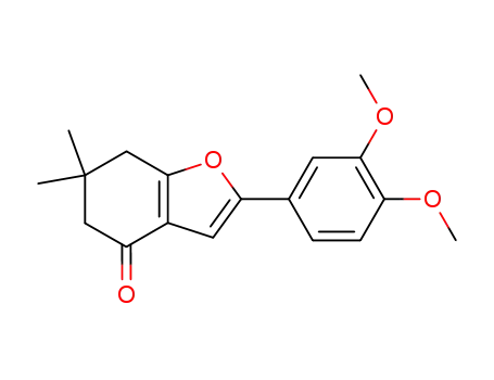 4(5H)-Benzofuranone,
2-(3,4-dimethoxyphenyl)-6,7-dihydro-6,6-dimethyl-