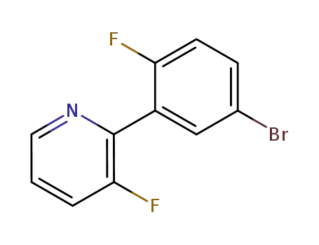 2-(5-bromo-2-fluorophenyl)-3-fluoropyridine