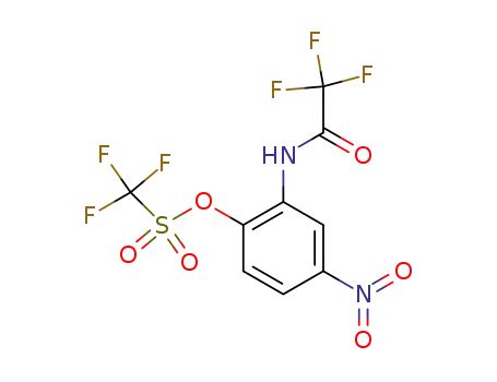 N-[5'-nitro-2'-(((trifluoromethane)sulfonyl)oxy)phenyl]trifluoroacetamide