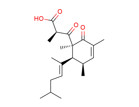 (2R)-3-[(1S,5S,6R)-6-[(E)-1,4-dimethylpent-1-enyl]-1,3,5-trimethyl-2-oxocyclohex-3-enyl]-2-methyl-3-oxo-propionic acid
