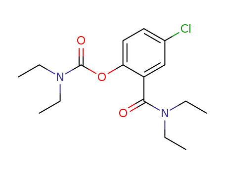O-(2-N,N-diethylcarbamoyl-4-chloro)phenyl N,N-diethylcarbamate