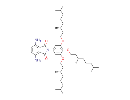 1H-Isoindole-1,3(2H)-dione,
4,7-diamino-2-[3,4,5-tris[[(3S)-3,7-dimethyloctyl]oxy]phenyl]-