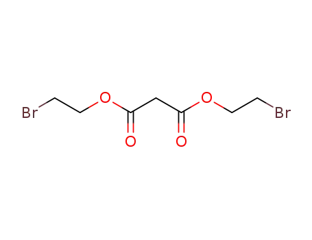 Molecular Structure of 1605-29-4 (Propanedioic acid, bis(2-bromoethyl) ester)