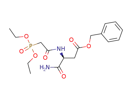 β-benzyl N-(diethoxyphosphinoyl)acetyl-L-isoasparaginate