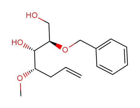 (2R,3S,4S)-2-Benzyloxy-4-methoxy-hept-6-ene-1,3-diol