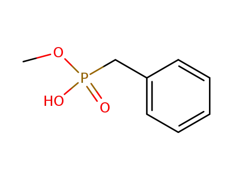 Molecular Structure of 63581-66-8 (Phosphonic acid, (phenylmethyl)-, monomethyl ester)