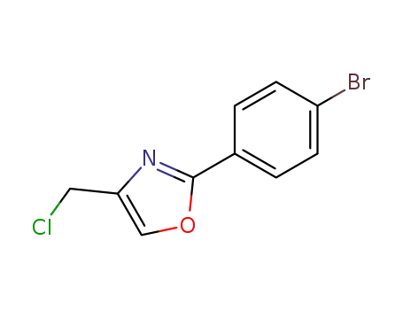 2-(4-Bromophenyl)-4-(chloromethyl)-1,3-oxazole