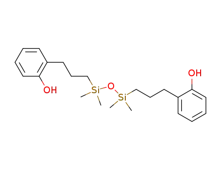 Molecular Structure of 4515-51-9 (Phenol,
2,2'-[(1,1,3,3-tetramethyl-1,3-disiloxanediyl)di-3,1-propanediyl]bis-)