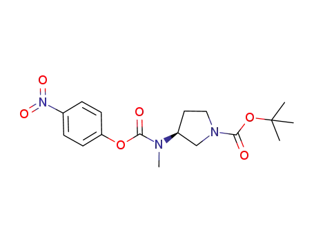 ((S)-1-Boc-pyrrolidin-3-yl)-methyl-carbamic acid 4-nitrophenyl ester