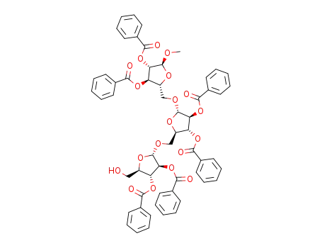methyl [(2,3-di-O-benzoyl-α-D-arabinofuranosyl)-(1->5)-(2,3-di-O-benzoyl-α-D-arabinofuranosyl)]-(1->5)-2,3-di-O-benzoyl-α-D-arabinofuranoside