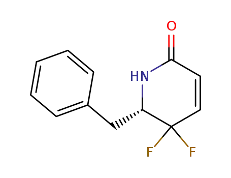 2(1H)-Pyridinone, 5,5-difluoro-5,6-dihydro-6-(phenylmethyl)-, (6S)-