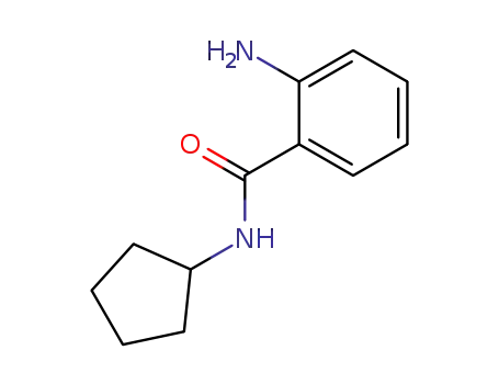 Molecular Structure of 142141-37-5 (2-AMINO-N-CYCLOPENTYLBENZAMIDE)