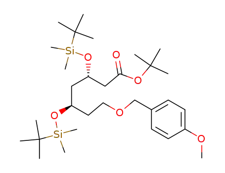 (3S,5R)-tert-butyl-3,5-bis(tert-butyldimethylsilanyloxy)-7-[(4-methoxy-benzyl)oxy]-heptanoate