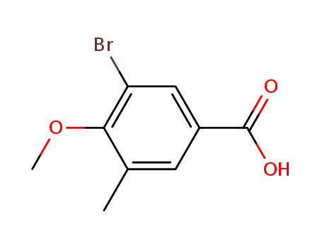 Benzoic acid, 3-bromo-4-methoxy-5-methyl-