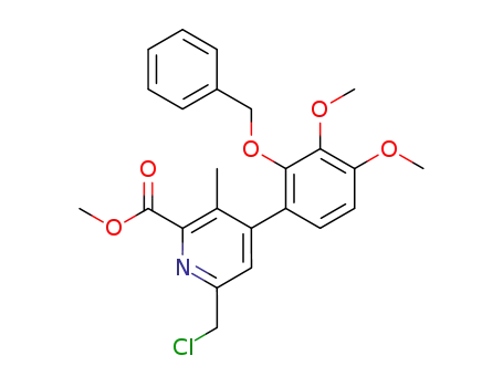 methyl 6-(chloromethyl)-4-<3,4-dimethoxy-2-(phenylmethoxy)phenyl>-3-methyl-2-pyridinecarboxylate