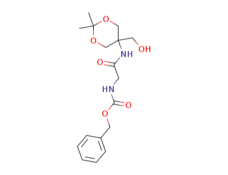 N-(2,2-dimethyl-5-hydroxymethyl-[1,3]dioxan-5-yl)-N<sup>α</sup>-(benzyloxycarbonyl)glycinamide