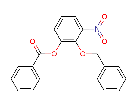 Phenol, 3-nitro-2-(phenylmethoxy)-, benzoate (ester)