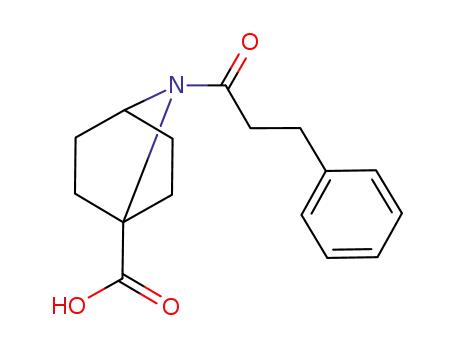 N-(3-phenylpropionyl)-7-azabicyclo[2.2.1]heptane-1-carboxylic acid