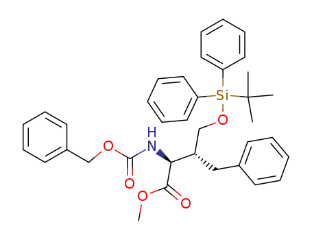 (5S,6R)-methyl 6-benzyl-10,10-dimethyl-3-oxo-1,9,9-triphenyl-2,8-dioxa-4-aza-9-silaundecane-5-carboxylate