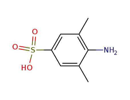 Molecular Structure of 20804-27-7 (4-amino-3,5-dimethyl-benzenesulfonic acid)