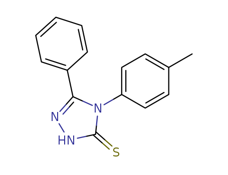 3H-1,2,4-Triazole-3-thione,2,4-dihydro-4-(4-methylphenyl)-5-phenyl-