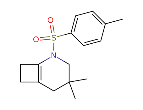 4,4-dimethyl-2-(toluene-4-sulfonyl)-2-aza-bicyclo[4.2.0]oct-1<sup>(6)</sup>-ene