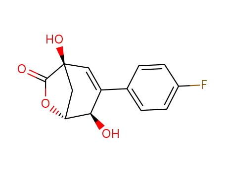 (1R,3R,4R)-1,4-dihydroxy-5-(4-fluorophenyl)cyclohex-5-ene-1,3-carbolactone