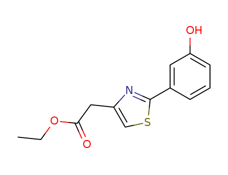 ethyl 2-(2-(3-hydroxyphenyl)thiazol-4-yl)acetate