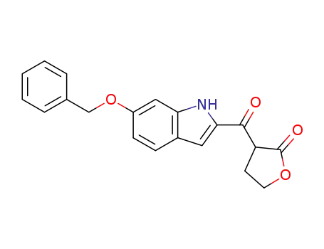 4,5-dihydro-3-(6-benzyloxyindol-2-ylcarbonyl)furan-2-one