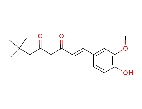 (E)-7,7-dimethyl-1-(4-hydroxy-3-methoxyphenyl)-oct-1-ene-3,5-dione