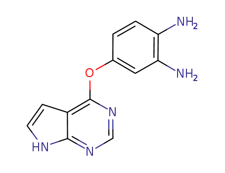 4-(7H-pyrrolo[2,3-d]pyrimidin-4-yloxy)benzene-1,2-diamine