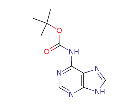 Molecular Structure of 309947-88-4 (TERT-BUTYL 9H-PURIN-6-YLCARBAMATE)