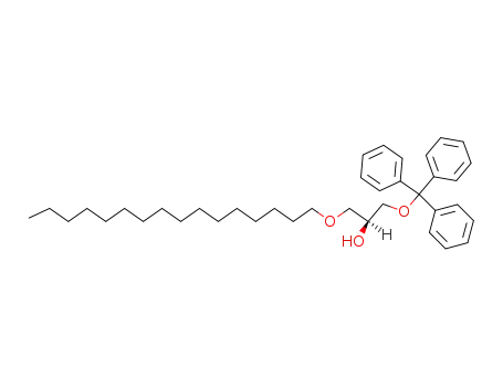 Molecular Structure of 96093-53-7 (2-Propanol, 1-(hexadecyloxy)-3-(triphenylmethoxy)-, (2S)-)