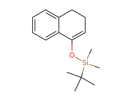 Molecular Structure of 133464-90-1 (Silane, [(3,4-dihydro-1-naphthalenyl)oxy](1,1-dimethylethyl)dimethyl-)