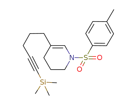 1-(toluene-4-sulfonyl)-5-(5-trimethylsilylpent-4-ynyl)-1,2,3,4-tetrahydropyridine