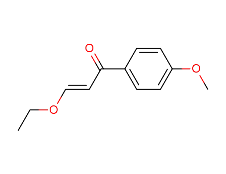 Molecular Structure of 143101-59-1 (2-Propen-1-one, 3-ethoxy-1-(4-methoxyphenyl)-, (2E)-)