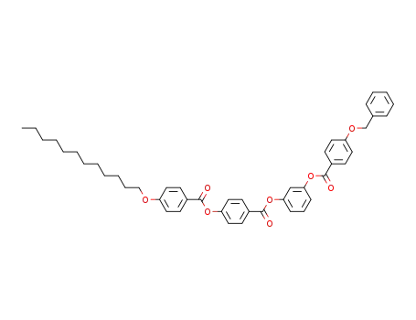 Molecular Structure of 791849-98-4 (Benzoic acid, 4-[[4-(dodecyloxy)benzoyl]oxy]-,
3-[[4-(phenylmethoxy)benzoyl]oxy]phenyl ester)